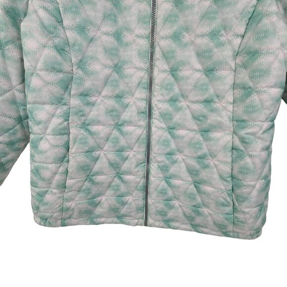 32. ZeroXposur Women's Zip Up Winter Puffer Coat Green Size XL - Picture 3 of 9